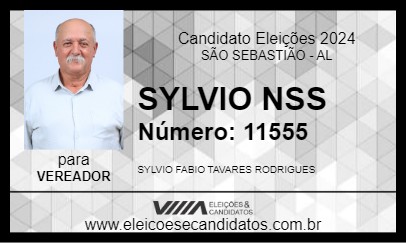 Candidato SYLVIO 2024 - SÃO SEBASTIÃO - Eleições