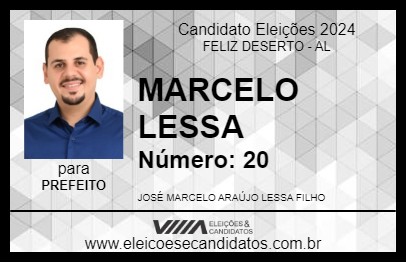 Candidato MARCELO LESSA 2024 - FELIZ DESERTO - Eleições