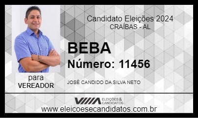 Candidato BEBA 2024 - CRAÍBAS - Eleições