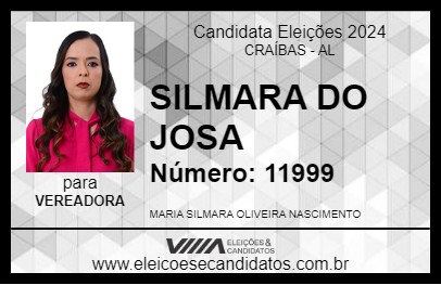 Candidato SILMARA DO JOSA 2024 - CRAÍBAS - Eleições