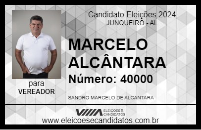 Candidato MARCELO ALCÂNTARA 2024 - JUNQUEIRO - Eleições