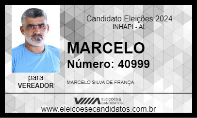 Candidato MARCELO  2024 - INHAPI - Eleições