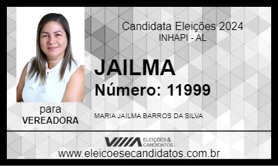 Candidato JAILMA 2024 - INHAPI - Eleições