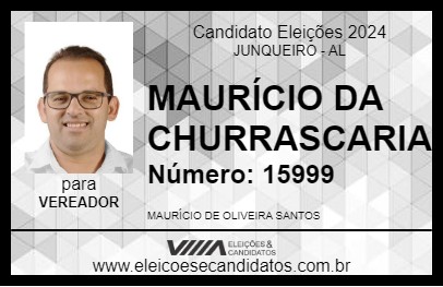 Candidato MAURÍCIO DA CHURRASCARIA 2024 - JUNQUEIRO - Eleições