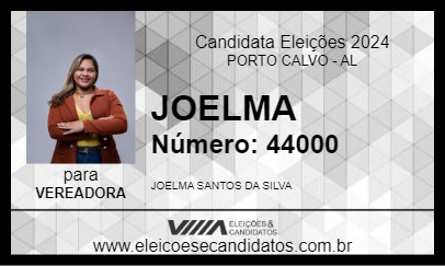 Candidato JOELMA 2024 - PORTO CALVO - Eleições