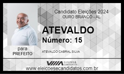 Candidato ATEVALDO 2024 - OURO BRANCO - Eleições