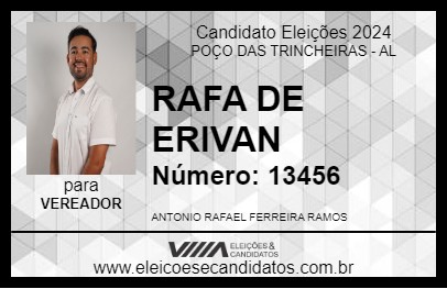 Candidato RAFA DE ERIVAN 2024 - POÇO DAS TRINCHEIRAS - Eleições