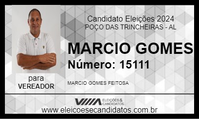 Candidato MARCIO GOMES 2024 - POÇO DAS TRINCHEIRAS - Eleições