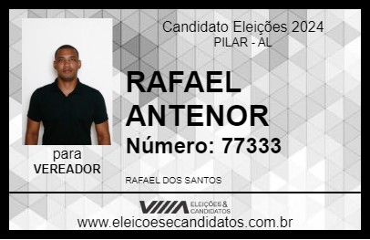 Candidato RAFAEL ANTENOR 2024 - PILAR - Eleições