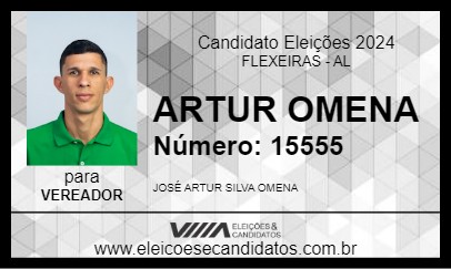 Candidato ARTUR OMENA 2024 - FLEXEIRAS - Eleições