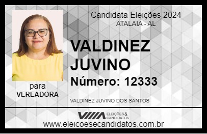 Candidato VALDINEZ JUVINO 2024 - ATALAIA - Eleições