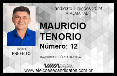 Candidato MAURICIO TENORIO 2024 - ATALAIA - Eleições