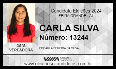 Candidato CARLA SILVA 2024 - FEIRA GRANDE - Eleições