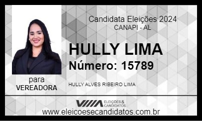 Candidato HULLY LIMA 2024 - CANAPI - Eleições