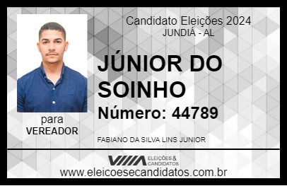 Candidato JÚNIOR DO SOINHO 2024 - JUNDIÁ - Eleições