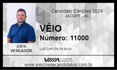 Candidato VÉIO 2024 - JACUÍPE - Eleições