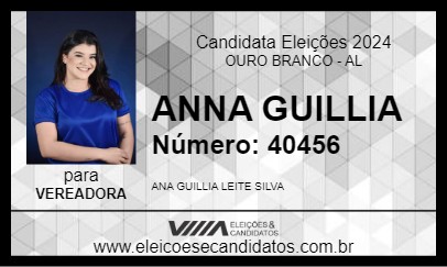 Candidato ANNA GUILLIA 2024 - OURO BRANCO - Eleições