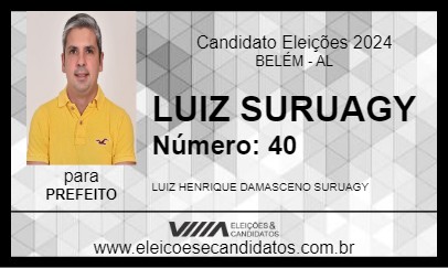 Candidato LUIZ SURUAGY 2024 - BELÉM - Eleições