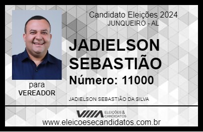 Candidato JADIELSON SEBASTIÃO 2024 - JUNQUEIRO - Eleições