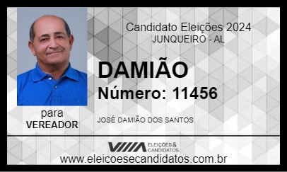 Candidato DAMIÃO 2024 - JUNQUEIRO - Eleições