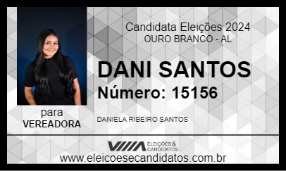 Candidato DANI SANTOS 2024 - OURO BRANCO - Eleições