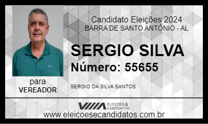 Candidato SERGIO SILVA 2024 - BARRA DE SANTO ANTÔNIO - Eleições