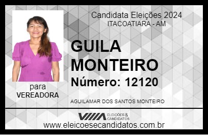 Candidato GUILA MONTEIRO 2024 - ITACOATIARA - Eleições