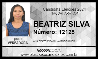 Candidato BEATRIZ SILVA 2024 - ITACOATIARA - Eleições