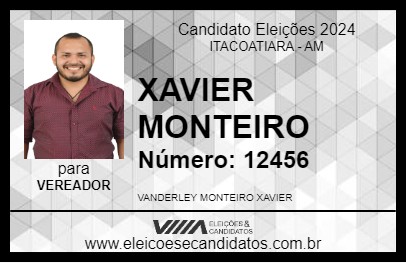 Candidato XAVIER MONTEIRO 2024 - ITACOATIARA - Eleições