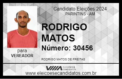 Candidato RODRIGO MATOS 2024 - PARINTINS - Eleições