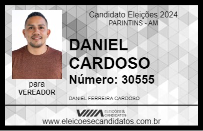 Candidato DANIEL CARDOSO 2024 - PARINTINS - Eleições