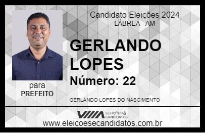 Candidato GERLANDO LOPES 2024 - LÁBREA - Eleições