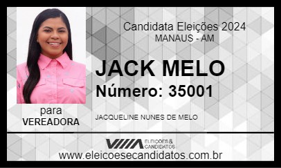 Candidato JACK MELO 2024 - MANAUS - Eleições