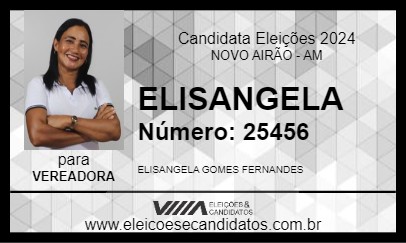 Candidato ELISANGELA 2024 - NOVO AIRÃO - Eleições