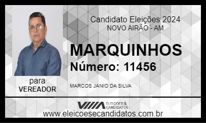 Candidato MARQUINHOS 2024 - NOVO AIRÃO - Eleições