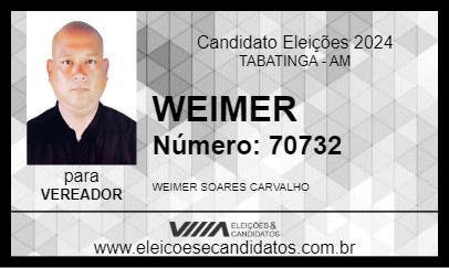 Candidato WEIMER 2024 - TABATINGA - Eleições