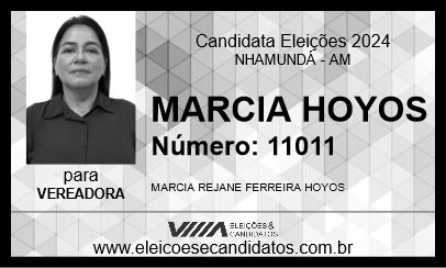 Candidato MARCIA HOYOS 2024 - NHAMUNDÁ - Eleições