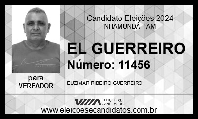 Candidato EL GUERREIRO 2024 - NHAMUNDÁ - Eleições