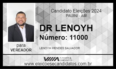 Candidato DR LENOYH 2024 - PAUINI - Eleições