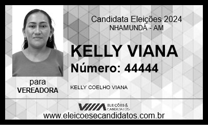 Candidato KELLY VIANA 2024 - NHAMUNDÁ - Eleições