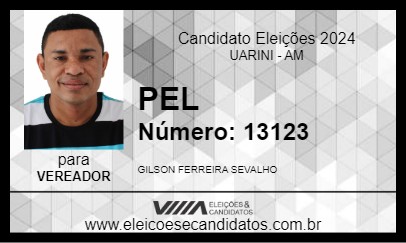 Candidato PEL 2024 - UARINI - Eleições