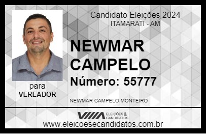 Candidato NEWMAR CAMPELO 2024 - ITAMARATI - Eleições