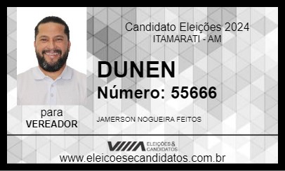 Candidato DUNEN 2024 - ITAMARATI - Eleições