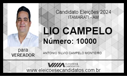 Candidato LIO CAMPELO 2024 - ITAMARATI - Eleições