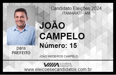 Candidato JOÃO CAMPELO 2024 - ITAMARATI - Eleições