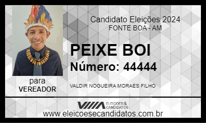 Candidato PEIXE BOI 2024 - FONTE BOA - Eleições