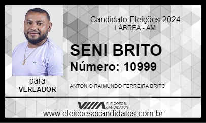 Candidato SENI BRITO 2024 - LÁBREA - Eleições