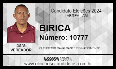 Candidato BIRICA 2024 - LÁBREA - Eleições