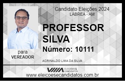 Candidato PROFESSOR SILVA 2024 - LÁBREA - Eleições