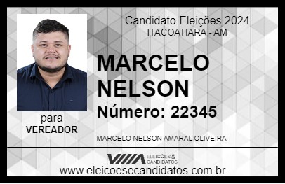 Candidato MARCELO NELSON 2024 - ITACOATIARA - Eleições